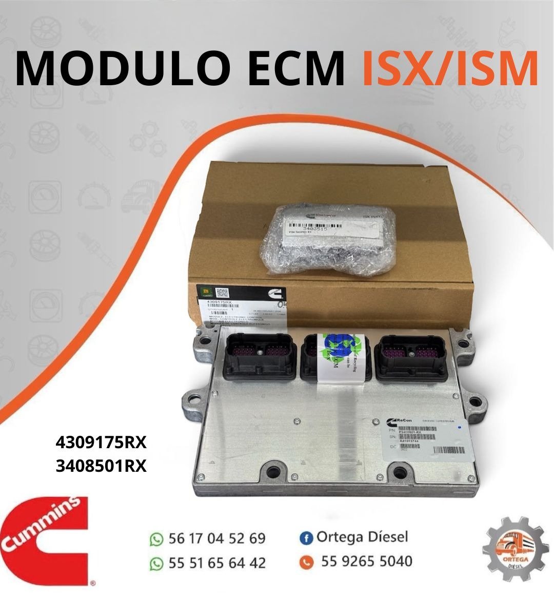 MODULO ECM ISX/ISM ORIGINAL CUMMINS